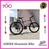 7GO's High Quality ASBIKE Mountain Bike (26" High Quality STEEL BIKE WITH SHIMANO PARTS) DUQ4