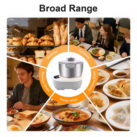 Electric Dough Maker+5L Capacity, Dough Mixer Machine+140-170Rpm Speed, Flour Kneading Machine+110V