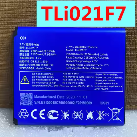 New Original 2200mAh Alcatel TLi021F7 For Alcatel LinkZone MW70VK 4GEE EE71 EE70 EE70VB EE Mini 2 TL