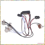 [L U T I] Preamp 3 Band Equalizer EQ Harness Guitar  Tone Control System for Active Pickup