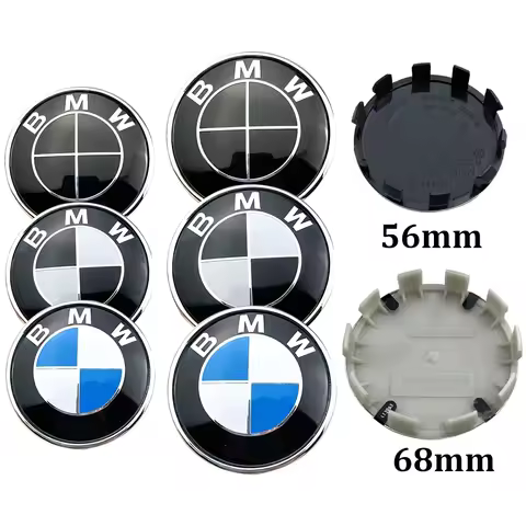 4Pcs 68MM 56MM Wheel Center Cap for BMW E90 E87 F30 F20 F10 E60 F01 F02 G20 G30 G38 G14 F22 X1 X3 X4