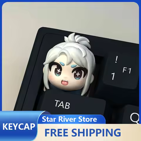 New Valorant Game Keyboard Keycaps Jett Sage Fade Cypher Clove Personalized Resin Art Customized Mec
