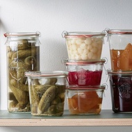 【Hübsch】－185001 德國Weck玻璃密封罐80ML 收納罐 儲物罐聖誕