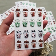 We Bare Bears Sticker With Cute Boba