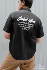 Simple&Raw - เสื้อเชิ้ต SL710 UnionWork  Black