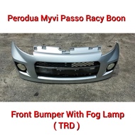 Perodua Myvi Passo Racy Front Bumper With Fog Lamp ( TRD ) / Bumper Depan