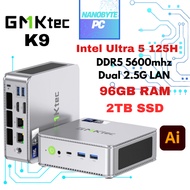 GMKTec K9 Intel Ultra5 125H Windows Mini PC 96GB DDR5 RAM 4TB NVME SSD Computer Desktop PC Gaming PC