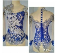 Embroidered Kebaya. BLUE BLUE BLUE