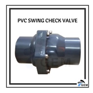 PVC Injap Sehala / Swing Check Valve 1", 1 1/2", 2" and 3"
