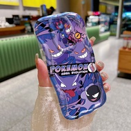 Casing HP OPPO F11 A9 2019 A9x Case Pokémon Gengar Pattern Color Case Dual Shockproof Cellphone Case New Protective Simple Case Softcase