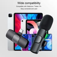 K9 Wireless Microphone for iphone Lavalier Microphone Live Vlogging Microphone for Video Recoding