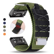 22mm 26mm Sport Nylon Loop Strap for Garmin Fenix 7 6X 6S 6 Pro 5X 5 5S 3HR Bracelet for Garmin Band Watchband Accessories