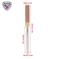 Muslady กีตาร์ Fret Crowning File Frets Crowning ไฟล์ 4 ร่องเหล็กเงินสำหรับเบสสำหรับ Mandolin