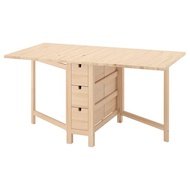 Ikea Norden Gateleg Table 宜家摺板檯，折疊桌