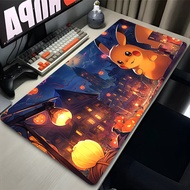 Bandai | Mouse Pad Gaming Anime Pokemon Pikachu Kawaii Gengar rug Big Dywan Gamer Keyboard Desk Mat 