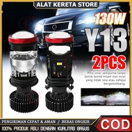 2PCS Car and Motorcycle Led Lights H4 Mini Projector Projector Y7D Y13 Y14 Y15 Super Bright 100-150 