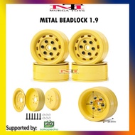 BARU!! 4PCS VELG METAL BEADLOCK 1.9 SCX10 TRX4 RGT VELG BEADLOCK HEX