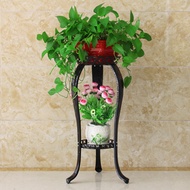 European-style iron flower stand multi-storey living room indoor and outdoor green rose spider plant