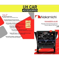 TOYOTA ALPHARD VELLFIRE AGH30 2015-2023 NAKAMICHI 16.2INCH 3K QLED ANDROID PLAYER AH40 DESIGN