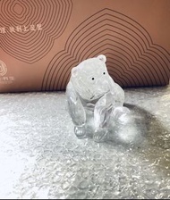 絕版 施華洛世奇 Swarovski 灰熊水晶擺飾（Rare Encounters 系列）