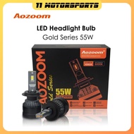 Aozoom LED Headlight Bulb - Gold Series 55W - 6000K H1/H4/H7/H11/9005/9006