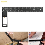Picbliss Carpenter Square Tool Combination Square 12Inch 300mm 15 7Inch 400mm Angles Ruler L Shape S