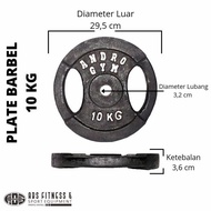 10Kg Shatterproof Weight Cast Iron Plate 10Kg