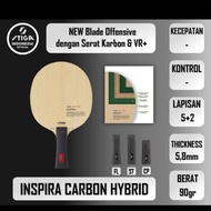Bat Pingpong New STIGA INSPIRA Hybrid carbon - ITTF Approved - Spirite