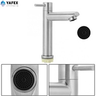 (Ready Stock) Chrome Basin Kitchen Bathroom Mixer Sink Tap Cold Matte Sink Faucet Taps