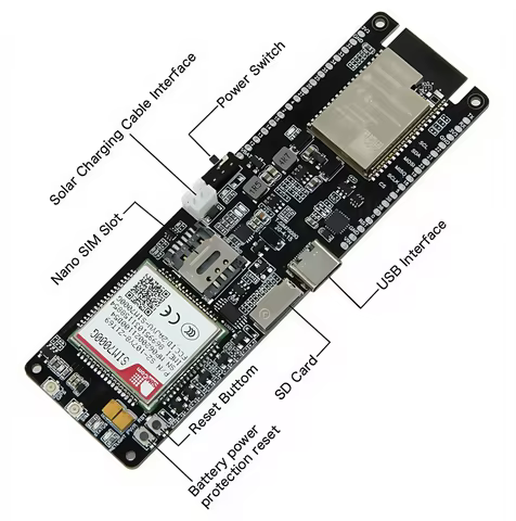 LILYGO®TTGO T-SIM7000G MCU32-WROVER-E Wireless Communication Module sim card