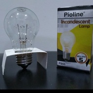 Incandescent bulb incandescent lamp/ pioline 5watt/ pioline bulb/ lument 5 watt bulb/