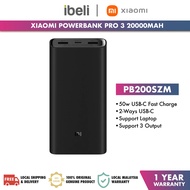 Xiaomi Mi Powerbank Pro 3 50W USB-C Super Fast Charging (20000mah) PB200SZM