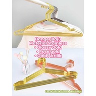 GANTUNGAN READY Kilat Gold Clothes Hanger/ROSEGold Hanger Uk 42CM x 20 CM x 1 CM