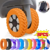 4-8Pcs Thicken Texture Silicone Wheels Protector For Luggage Reduce Noise Travel Luggage Wheels Cove