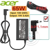 Acer 65W 19V3.42A power adapter compatible Aspire lite Spin Swift Chromebook TravelMate P215 52 CB3 