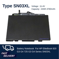 Notebook Battery HP EliteBook 820 G3 G4 Series SN03XL 1  1 Year Warranty