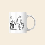 Customized Happy Fathers Day Mug - 10oz (Fathers Day COLLECTION)