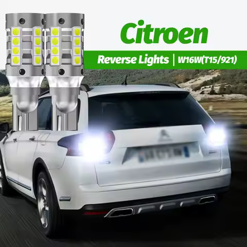 2pcs LED Reverse Light Blub Backup Lamp W16W T15 921 Canbus No Error For Citroen C5 Aircross C4 Gran