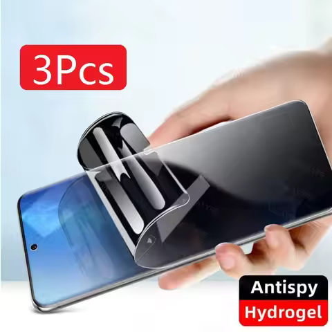 3Pcs Privacy Hydrogel For Realme Note 50 60 60x 70 70T Narzo N53 N55 N61 N63 10 10A 20 20A 30 30A 50