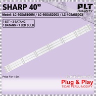 SHARP 40"  LC-40SA5100M / LC-40SA5200X / LC-40SA5500X LED TV BACKLIGHT LC-40SA5100 LC40SA5200 LC-40S