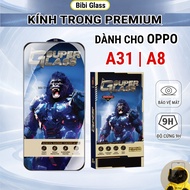 Oppo A31 / A8 premium full screen tempered glass bibi phone screen protector