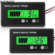WONDE Battery Capacity Indicator, Voltage Meter Indicator Battery Gauge, Battery Monitors Lead-acid 
