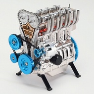 PIPIGUO | Turbocharged Four-Cylinder Engine Metal Assembled Mini Car Engine Toy