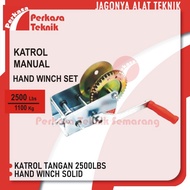 Hand Winch - Katrol Tangan 2500LBS Solid