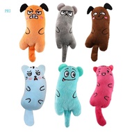 pri Interactive Cats Plush Toy Indoor Entertainment Crinkle Sound Cats Teaser Toy 6X