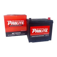 One IMPORTED CAR Battery - Prolite 75D23L 12V - 65Ah