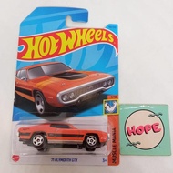 Hot Wheels 71 Plymouth GTX Diecast Car Original Mattel