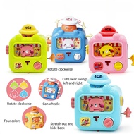 Retro Whistle & Spin Ice Cream Truck: Interactive Press & Go Store Cart for Kids