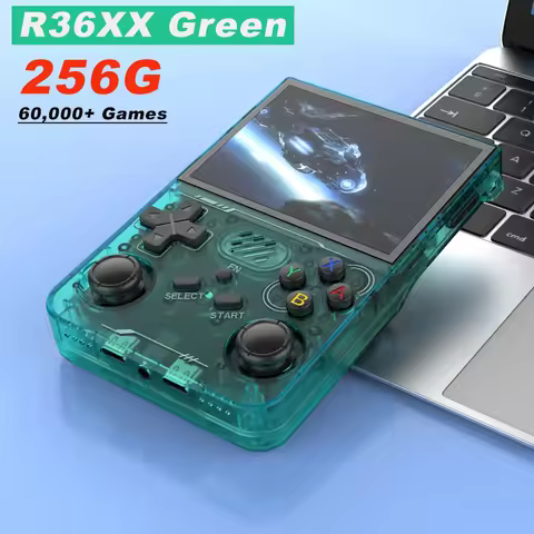 BOYHOM 256G R36XX Hand-held Game Consoles Video player RG35XX 3.5-inch IPS Screen Retro Game Player 