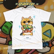 CAT tshirt NEW "SPLASH CAT" Round Neck T-Shirt Hot Gang Has Arrived Off-White S-5XL 1218t